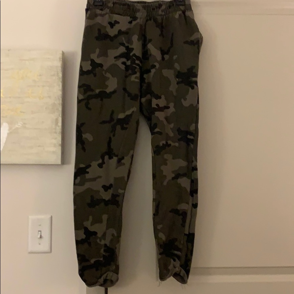 Camo sweatpants